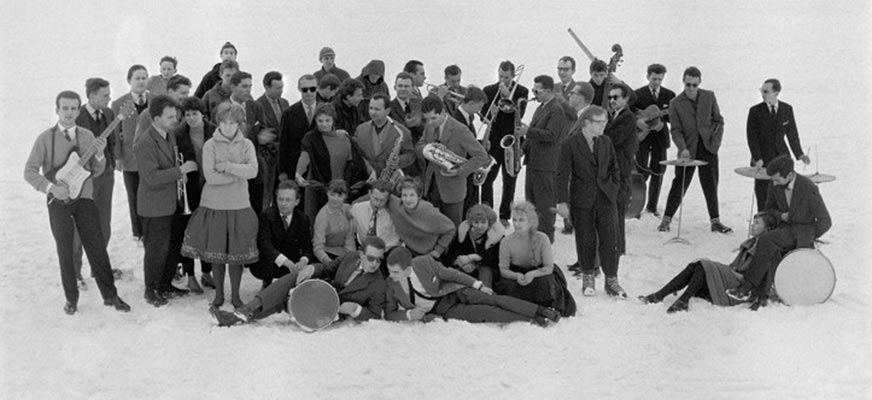 Galeria w Hallu. Wojciech Plewiński „Jazz Camping Kalatówki ’59”. Wystawa towarzysząca 46. MFPJ.