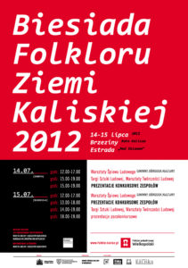 plakat 2012, proj. Bartosz Łukaszonek