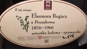 Eleonora Bogaczowa z Pruszkowa - tablica
