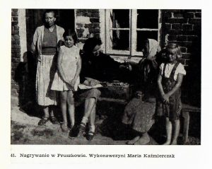 Nagrywanie w Pruszkowie, 1959, Pieśni kaliskie, fot. J. Lisakowski