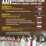 plakat XXIV Międzynarodowych Spotkań Folklorystycznych