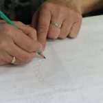 Warsztaty snutki w Golinie 2023 - rysowanie wzorów